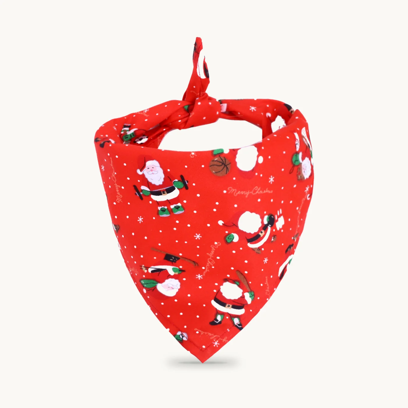 Julbandana för hund