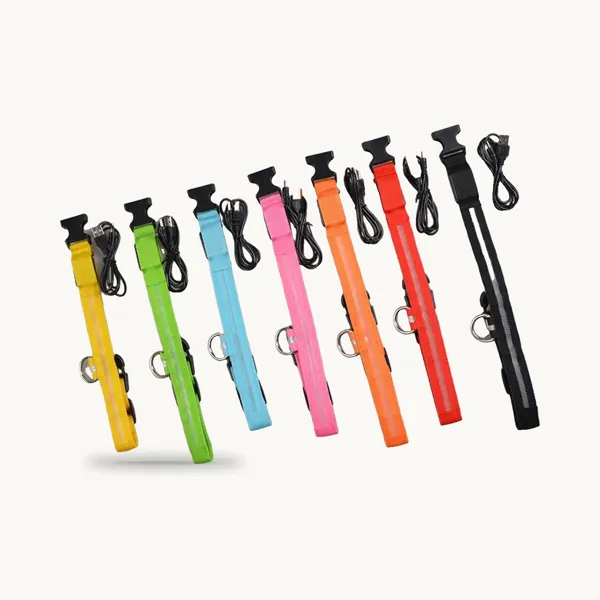 Genopladeligt LED-halsbånd (USB)