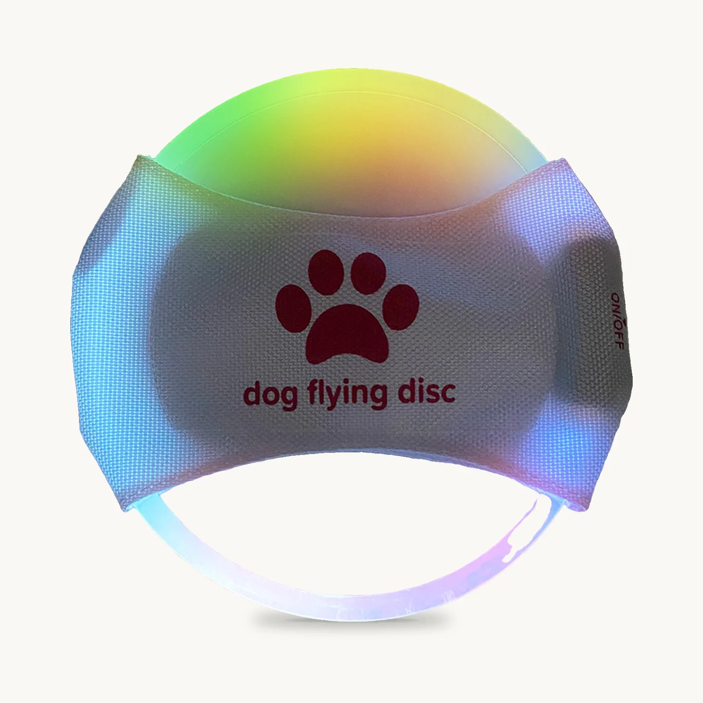 Selvlysende frisbee til hunde